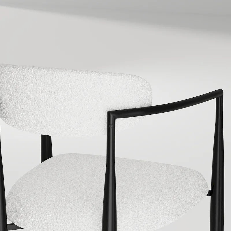 110.24 Inch Modern Minimalist 9 - Piece Extendable Sintered Stone Top Double Pedestal Dining Set