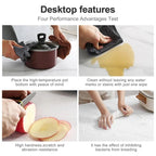 110.24 Inch Modern Minimalist 9 - Piece Extendable Sintered Stone Top Double Pedestal Dining Set