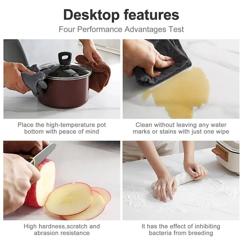 110.24 Inch Modern Minimalist 9 - Piece Extendable Sintered Stone Top Double Pedestal Dining Set