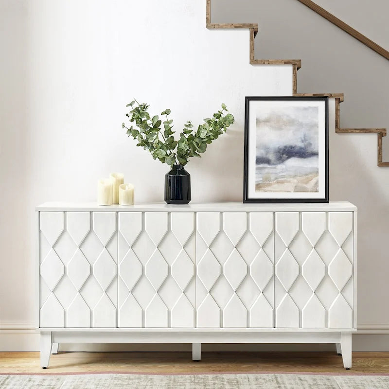 Olympia 60Modern Storage Sideboard Storage with Adjustable Shelves By HULALA HOME