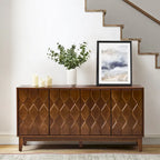 Olympia 60Modern Storage Sideboard Storage with Adjustable Shelves By HULALA HOME
