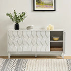 Olympia 60Modern Storage Sideboard Storage with Adjustable Shelves By HULALA HOME