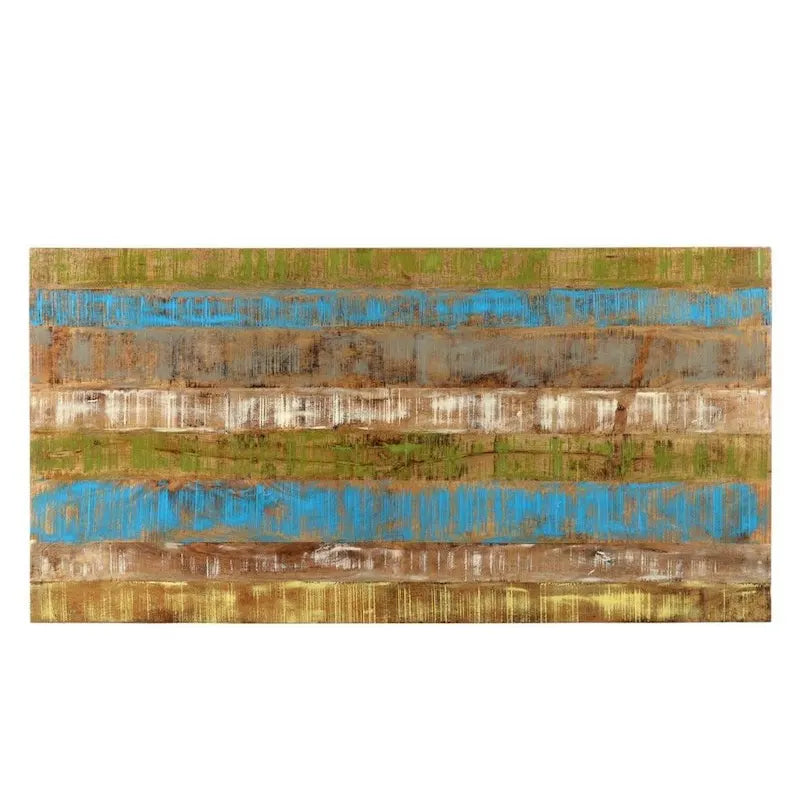 Timbergirl Suman Rustic Multicolor Dining Table - Multi