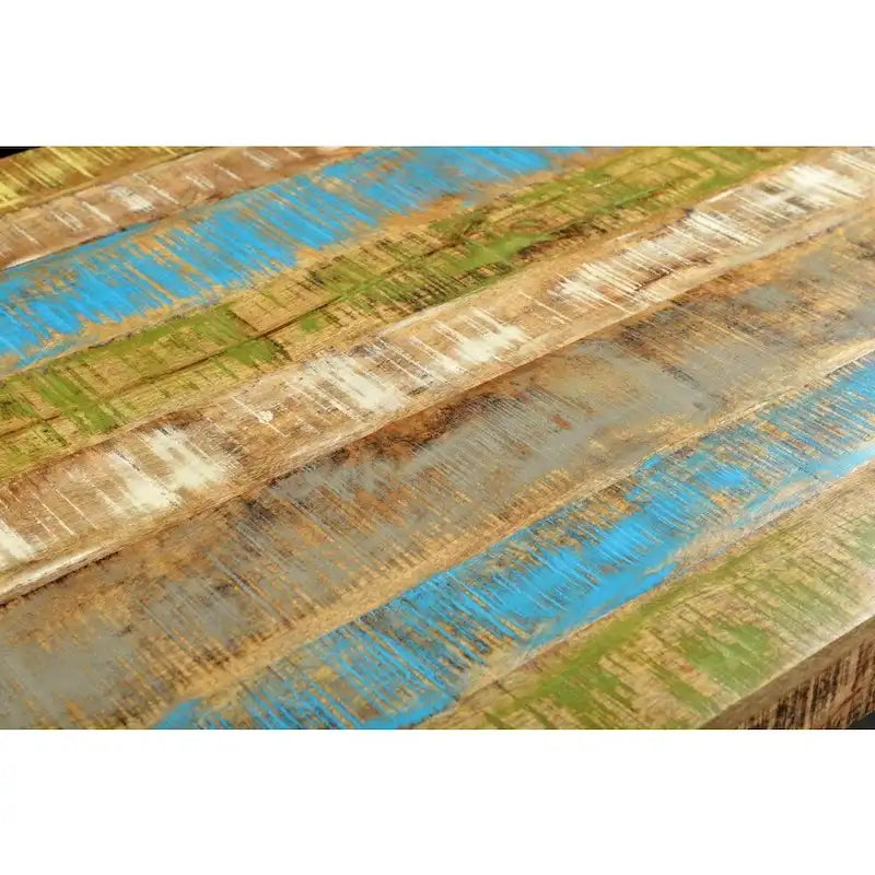 Timbergirl Suman Rustic Multicolor Dining Table - Multi