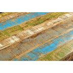 Timbergirl Suman Rustic Multicolor Dining Table - Multi