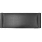 Modern Faux Leather 47 Waterfall Bench