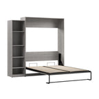 Claremont Queen Murphy Bed with Closet Organizer (85W) by Bestar