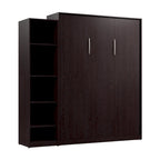 Claremont Queen Murphy Bed with Closet Organizer (85W) by Bestar