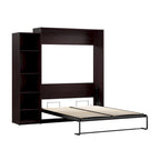 Claremont Queen Murphy Bed with Closet Organizer (85W) by Bestar