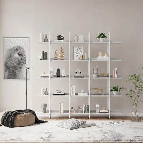 5 Tier Bookcase Home Office Open Bookshelf