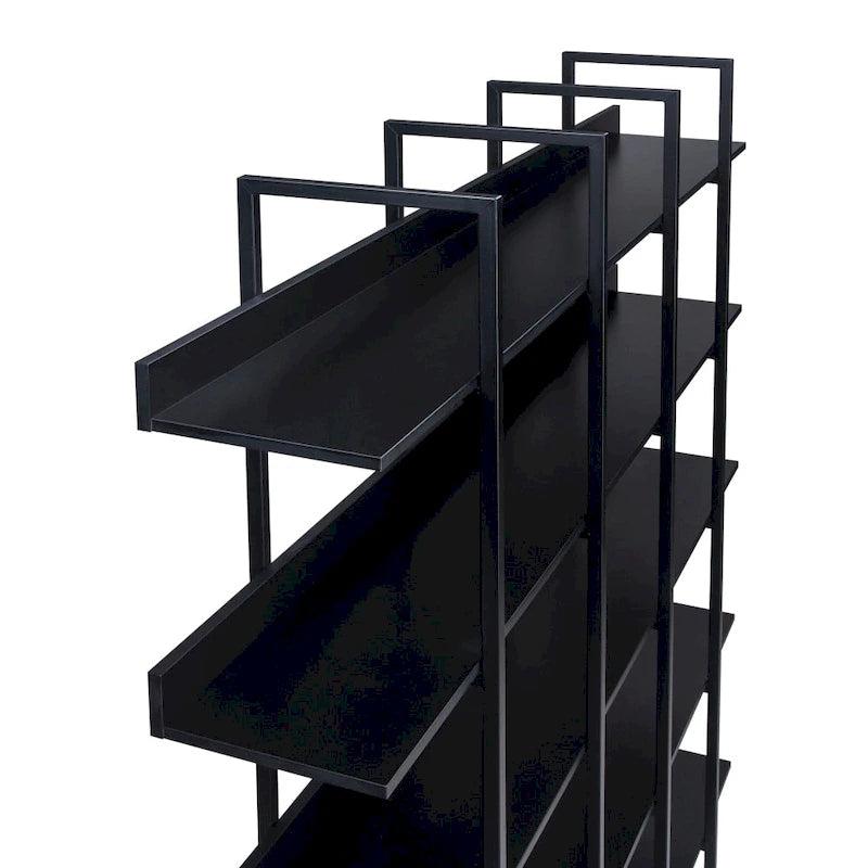 5 Tier Bookcase Home Office Open Bookshelf