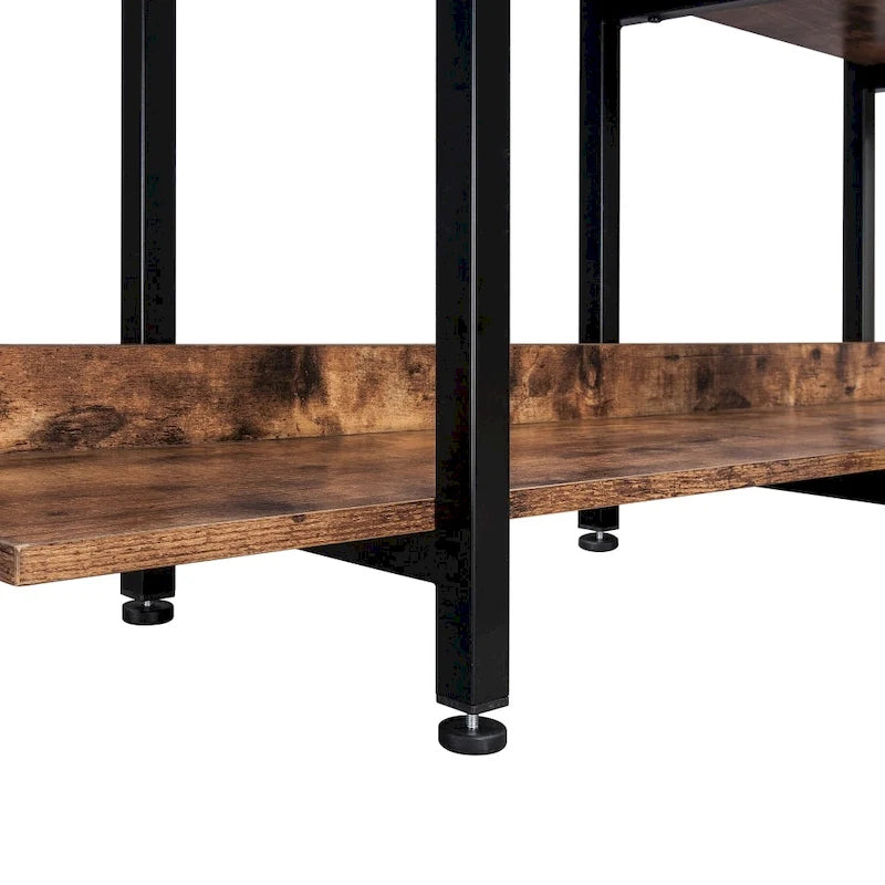 5 Tier Bookcase Home Office Open Bookshelf