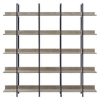 5 Tier Bookcase Home Office Open Bookshelf