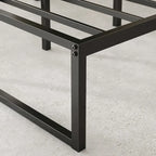 Priage by Zinus Black Metal 14-inch Platform Bed