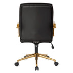 Baldwin Mid-Back Faux Leather Chair