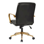 Baldwin Mid-Back Faux Leather Chair