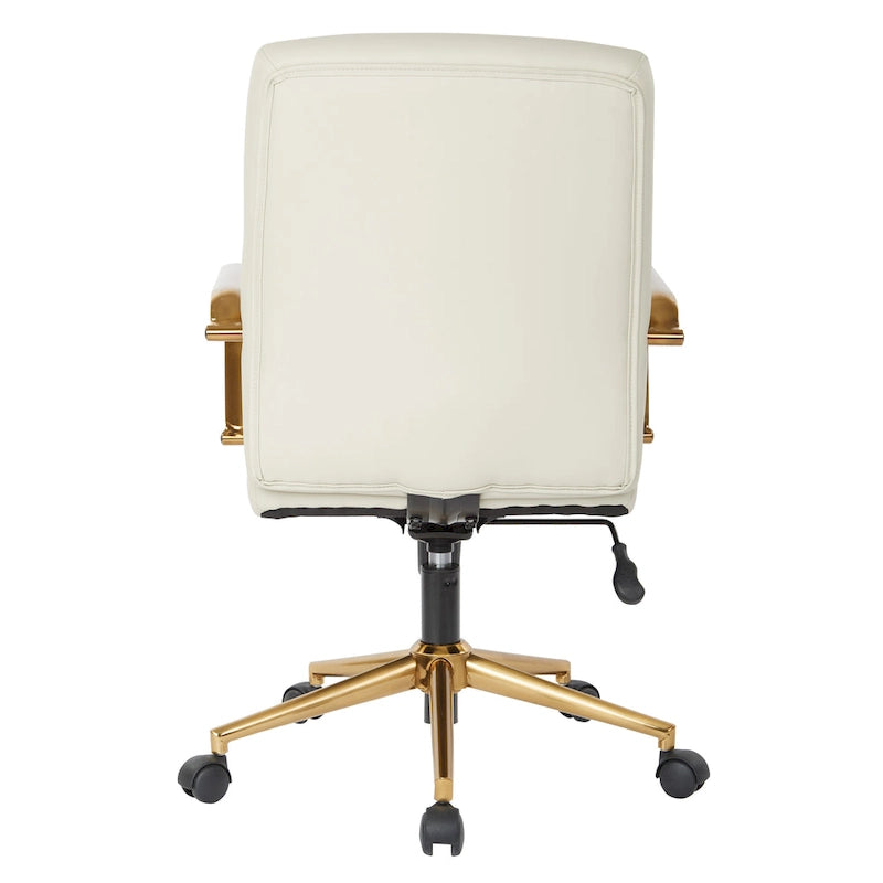 Baldwin Mid-Back Faux Leather Chair