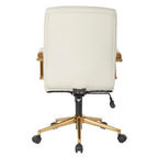 Baldwin Mid-Back Faux Leather Chair