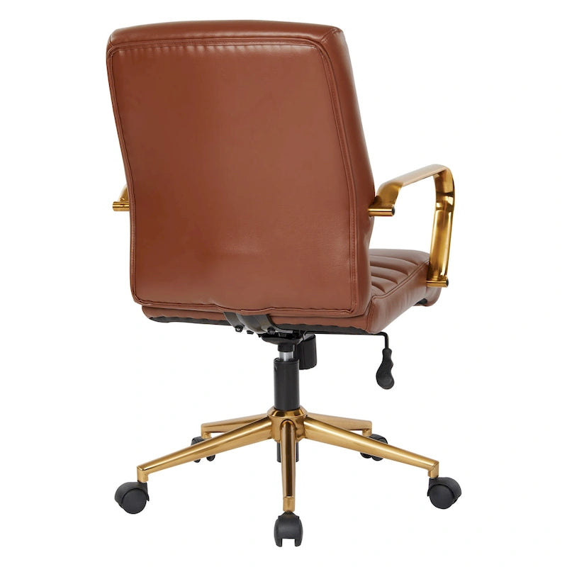 Baldwin Mid-Back Faux Leather Chair