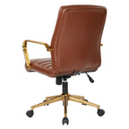 Baldwin Mid-Back Faux Leather Chair