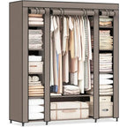 Portable Closet for Bedroom - 11.81D x 46W x 63.78H