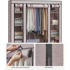 Portable Closet for Bedroom - 11.81D x 46W x 63.78H