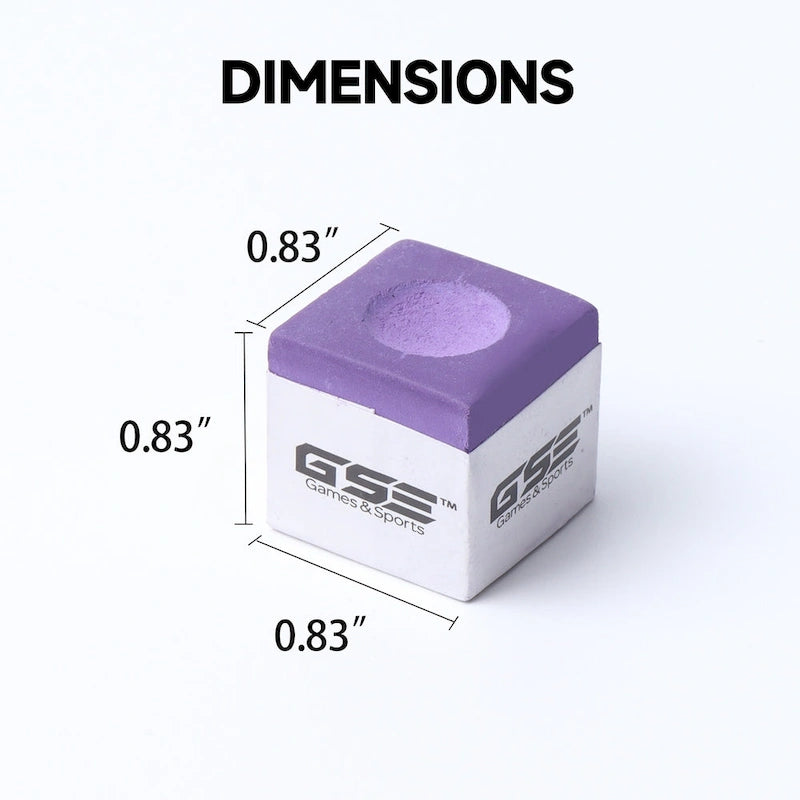 GSE 12-Pack Billiard/Pool Cue Chalks, Billiard Pool Table Accessories