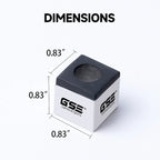 GSE 12-Pack Billiard/Pool Cue Chalks, Billiard Pool Table Accessories