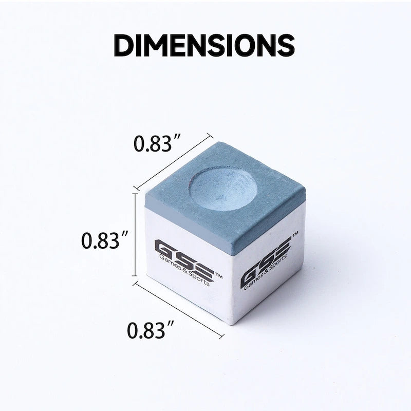 GSE 12-Pack Billiard/Pool Cue Chalks, Billiard Pool Table Accessories