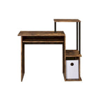 Wooden Computer Desk with Keyboard Tray