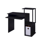 Wooden Computer Desk with Keyboard Tray