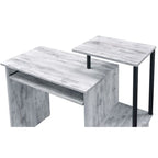 Wooden Computer Desk with Keyboard Tray