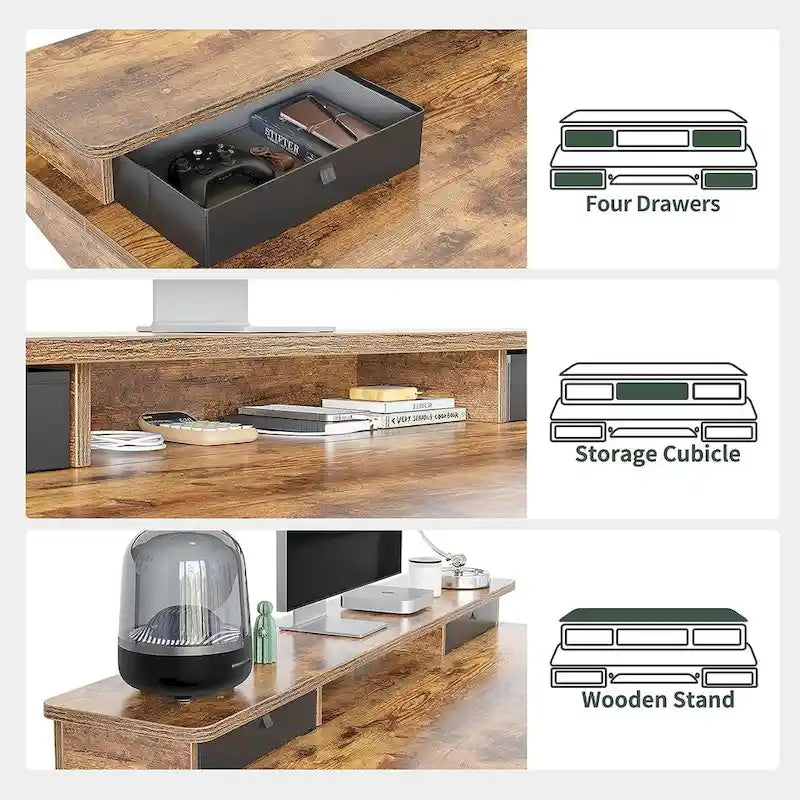 FEZIBO/Home Office Furniture/Wood/Desks