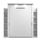 Lumina Full Murphy Bed with Shelves (81W) by Bestar