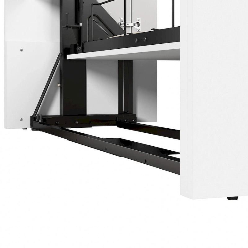 Lumina Full Murphy Bed with Shelves (81W) by Bestar