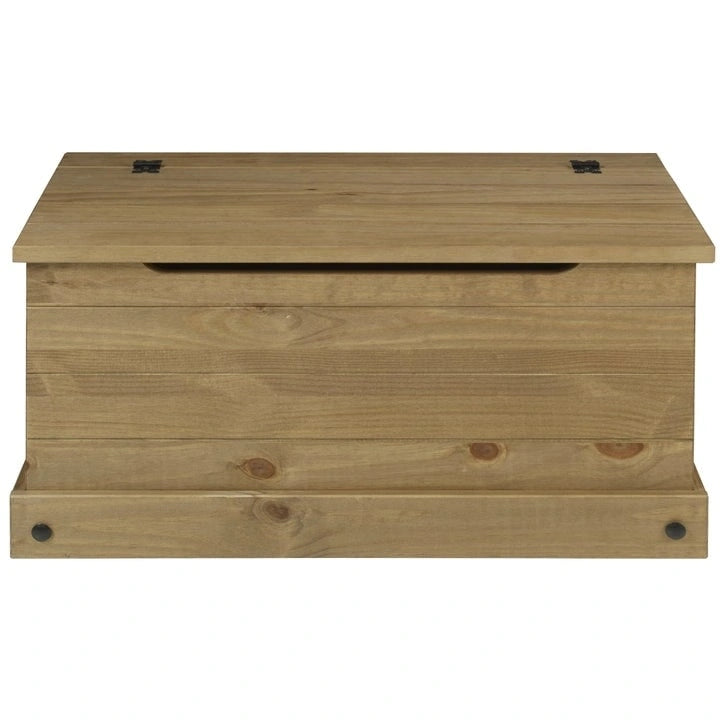 Wood Storage Trunk Ottoman Corona