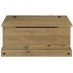 Wood Storage Trunk Ottoman Corona