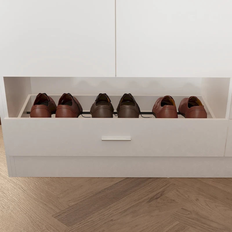 Armoires Storage Solution Convertible Wardrobe Organizer Mirror Vanity