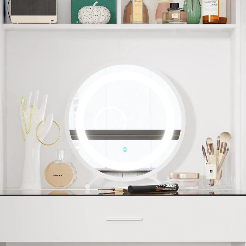 Armoires Storage Solution Convertible Wardrobe Organizer Mirror Vanity