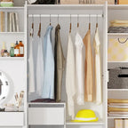 Armoires Storage Solution Convertible Wardrobe Organizer Mirror Vanity