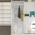 Armoires Storage Solution Convertible Wardrobe Organizer Mirror Vanity