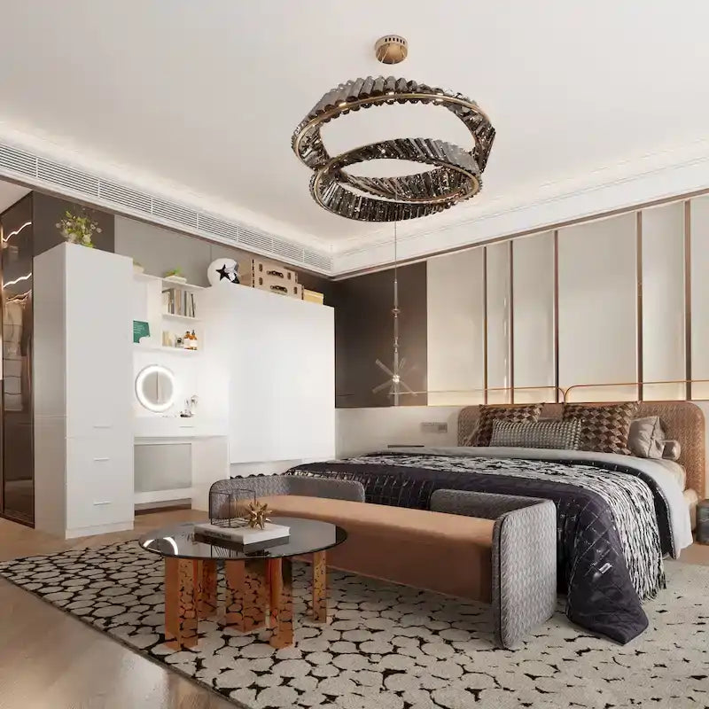 Armoires Storage Solution Convertible Wardrobe Organizer Mirror Vanity