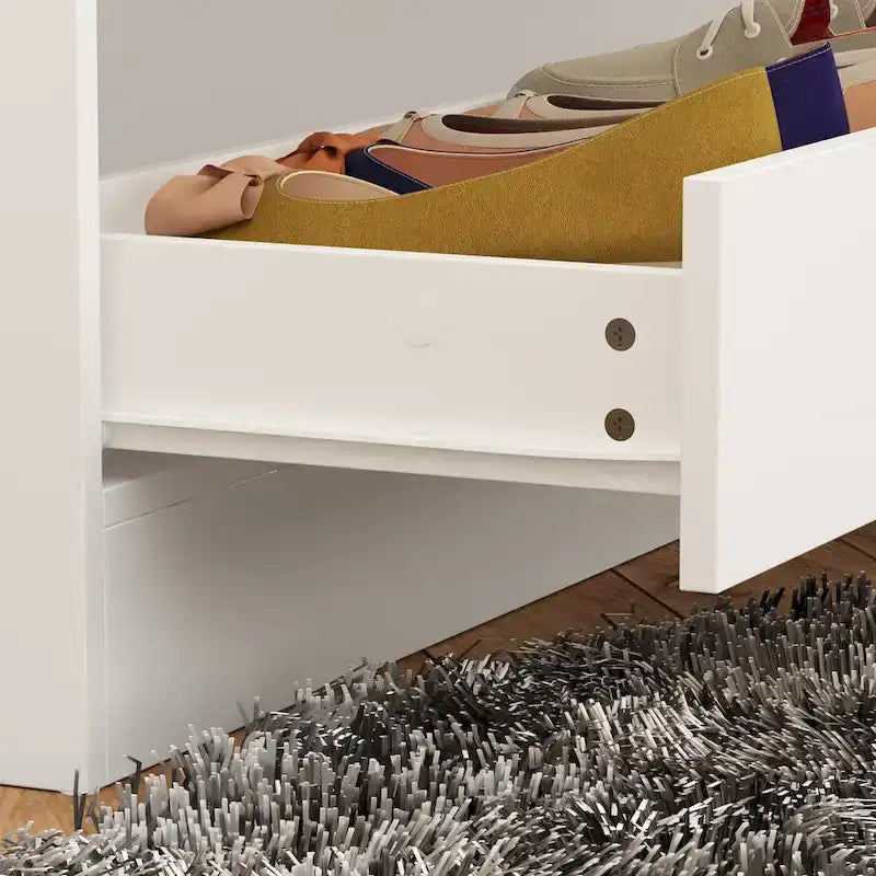 Armoires Storage Solution Convertible Wardrobe Organizer Mirror Vanity