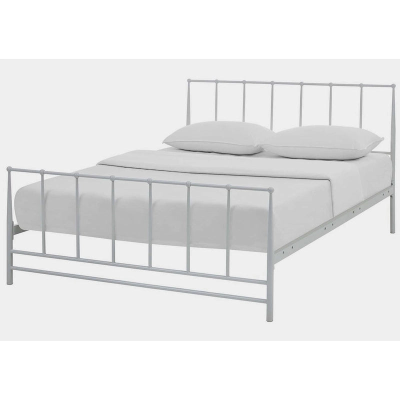 Freeport White King Size Metal Bed Frame