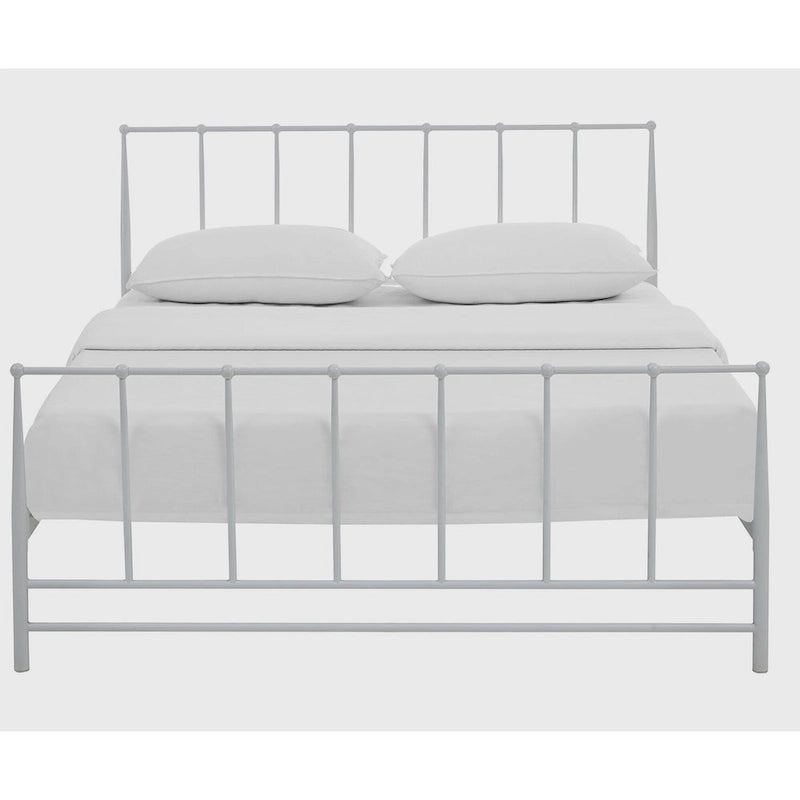 Freeport White King Size Metal Bed Frame