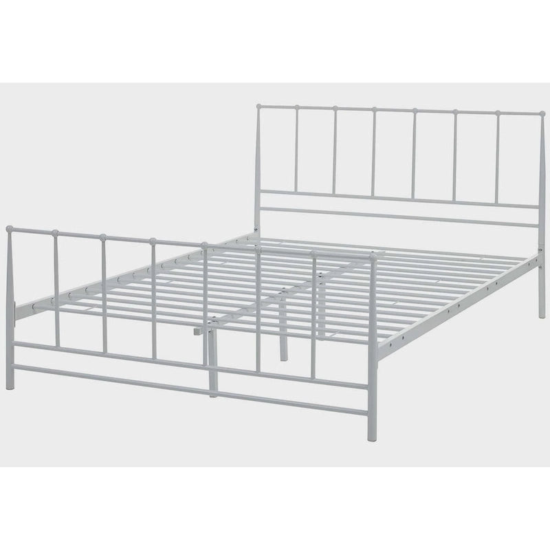 Freeport White King Size Metal Bed Frame