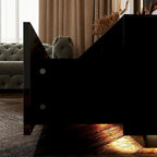 70.9 Wall-Mounted Media Console Chic Storage Solution Home Theaters