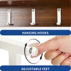 Moasis Industrial Entryway Bench with Coat Rack, 5-in-1 Hall Tree with Shoes Storage