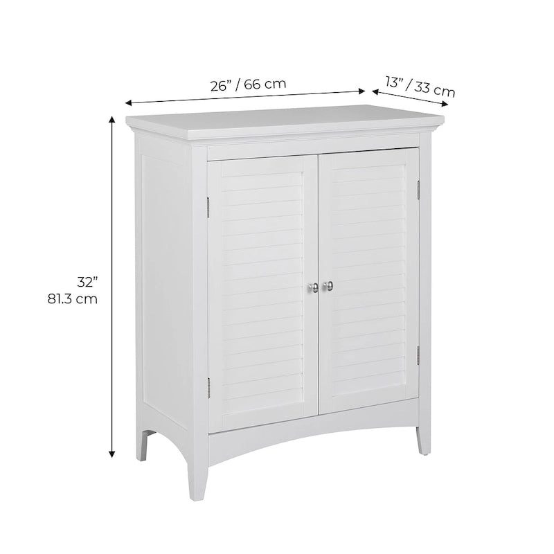 Teamson Home Glancy Two-Door Freestanding Floor Cabinet