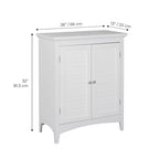 Teamson Home Glancy Two-Door Freestanding Floor Cabinet